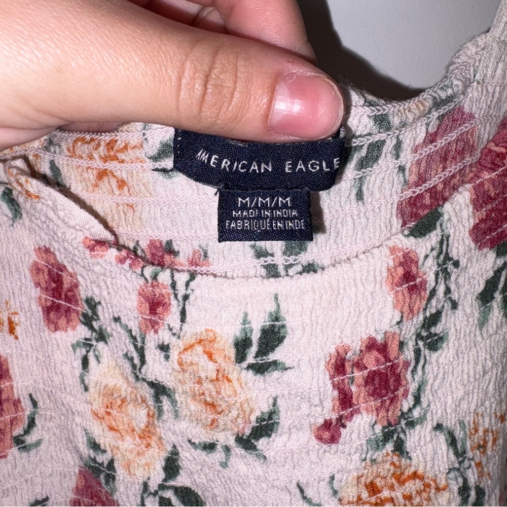 Women’s American Eagle Outfitters Multicolor Floral Smocked Tank Top Size: M - Picture 4 of 5